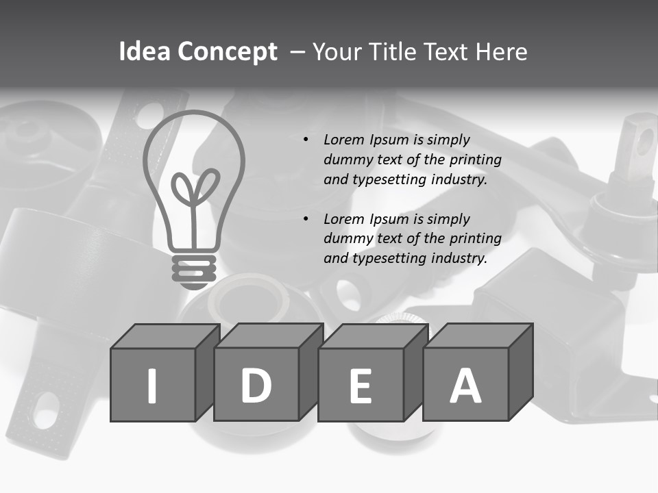 Black Car Repair PowerPoint Template