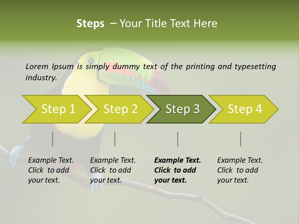 America Bill Green PowerPoint Template