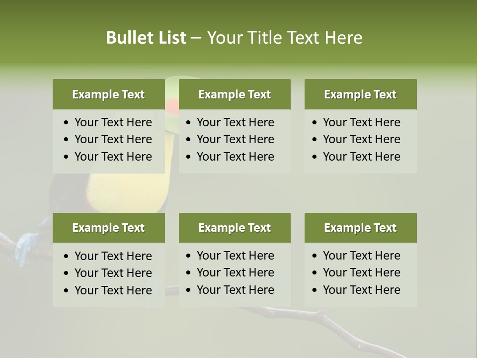 America Bill Green PowerPoint Template