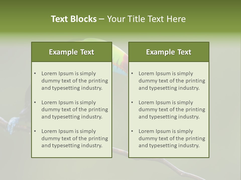 America Bill Green PowerPoint Template