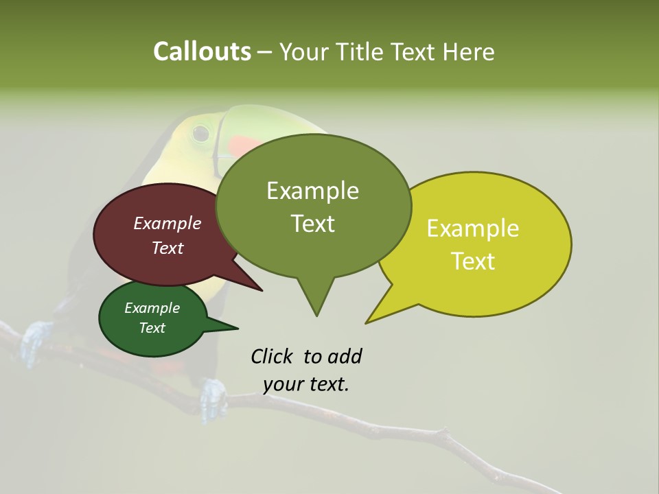 America Bill Green PowerPoint Template