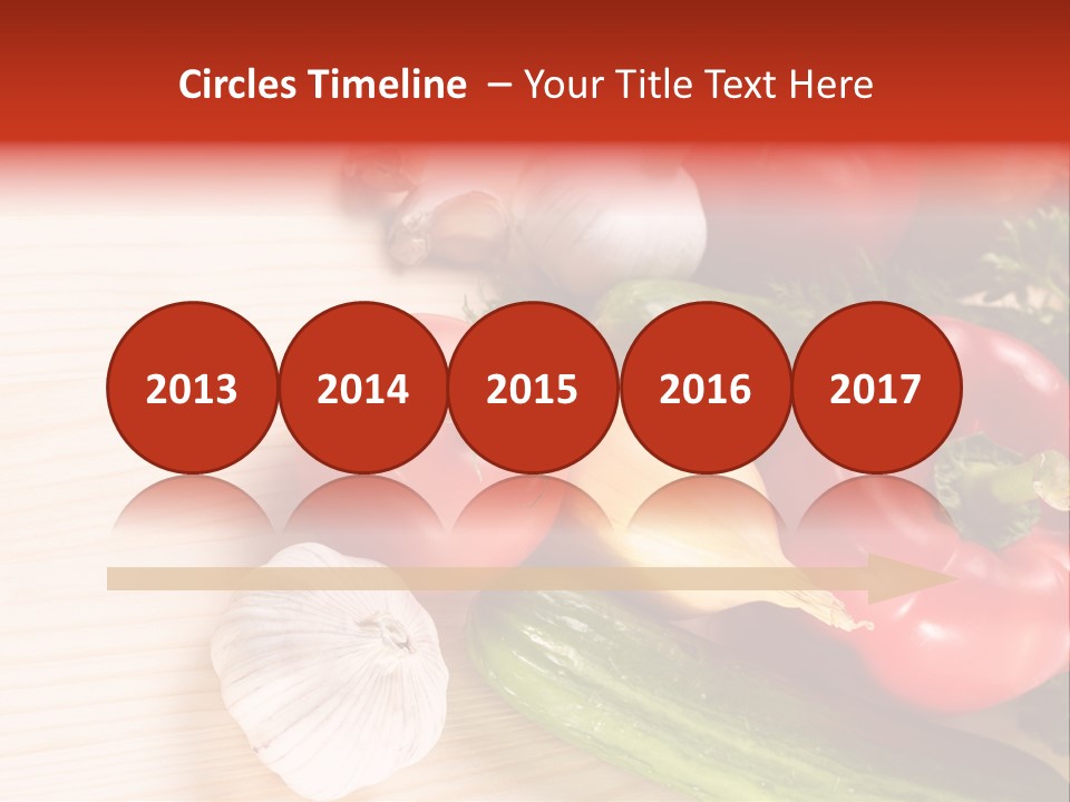 Vitamin Red Lettuce PowerPoint Template