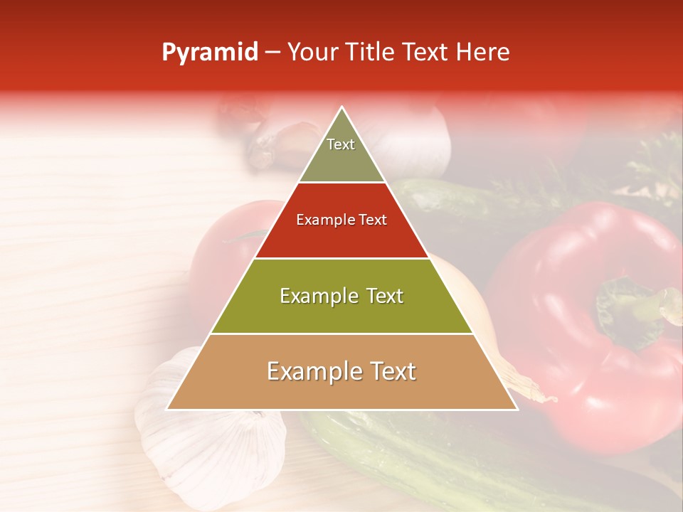 Vitamin Red Lettuce PowerPoint Template