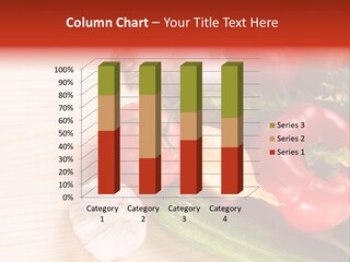 Vitamin Red Lettuce PowerPoint Template