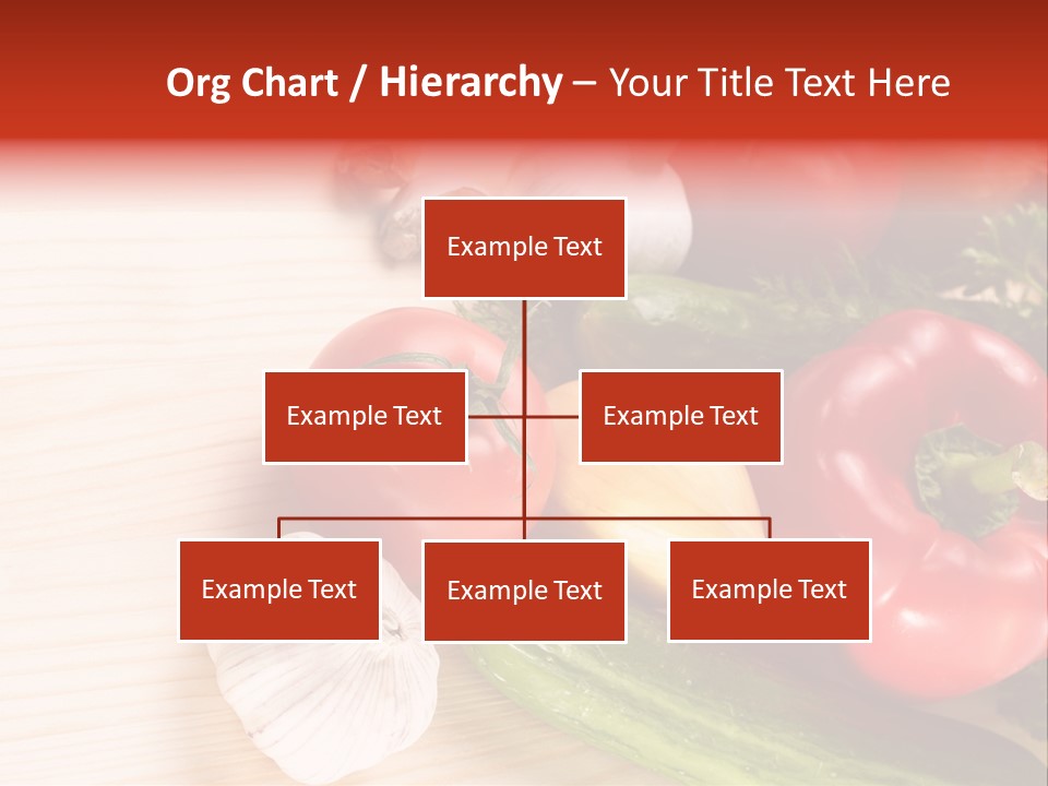 Vitamin Red Lettuce PowerPoint Template
