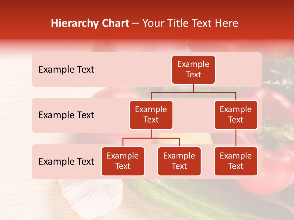 Vitamin Red Lettuce PowerPoint Template