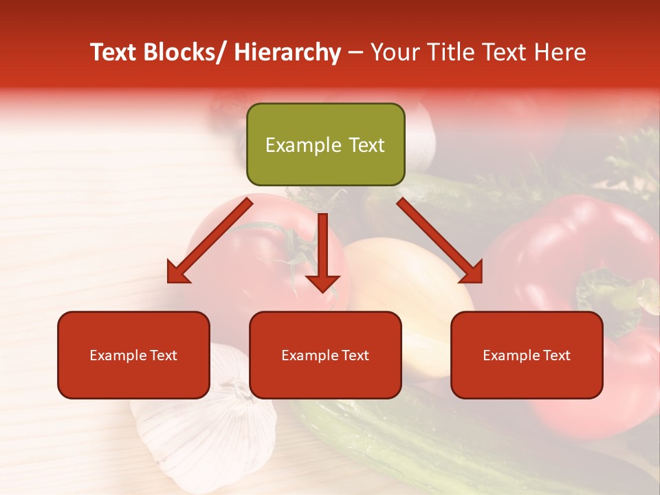 Vitamin Red Lettuce PowerPoint Template