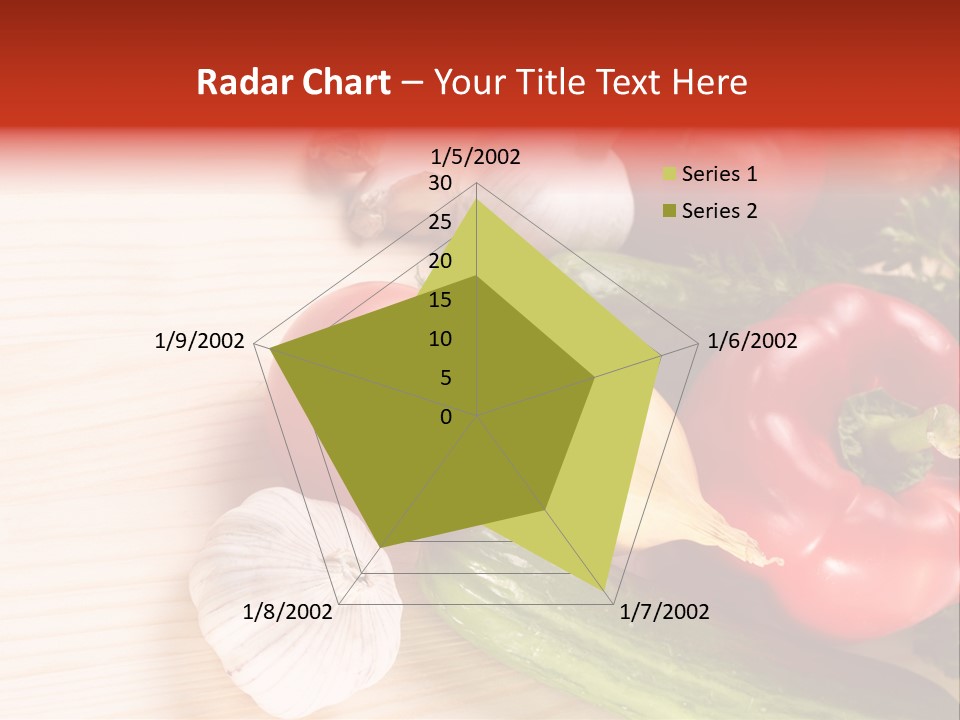 Vitamin Red Lettuce PowerPoint Template