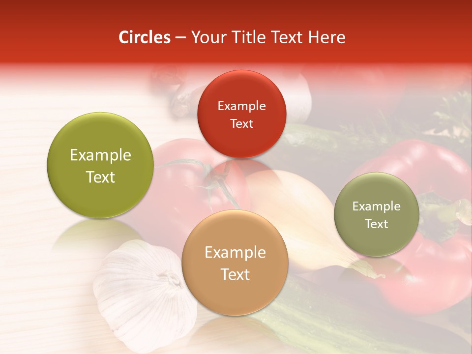 Vitamin Red Lettuce PowerPoint Template