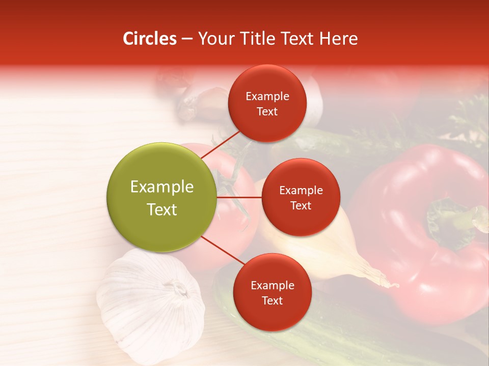 Vitamin Red Lettuce PowerPoint Template