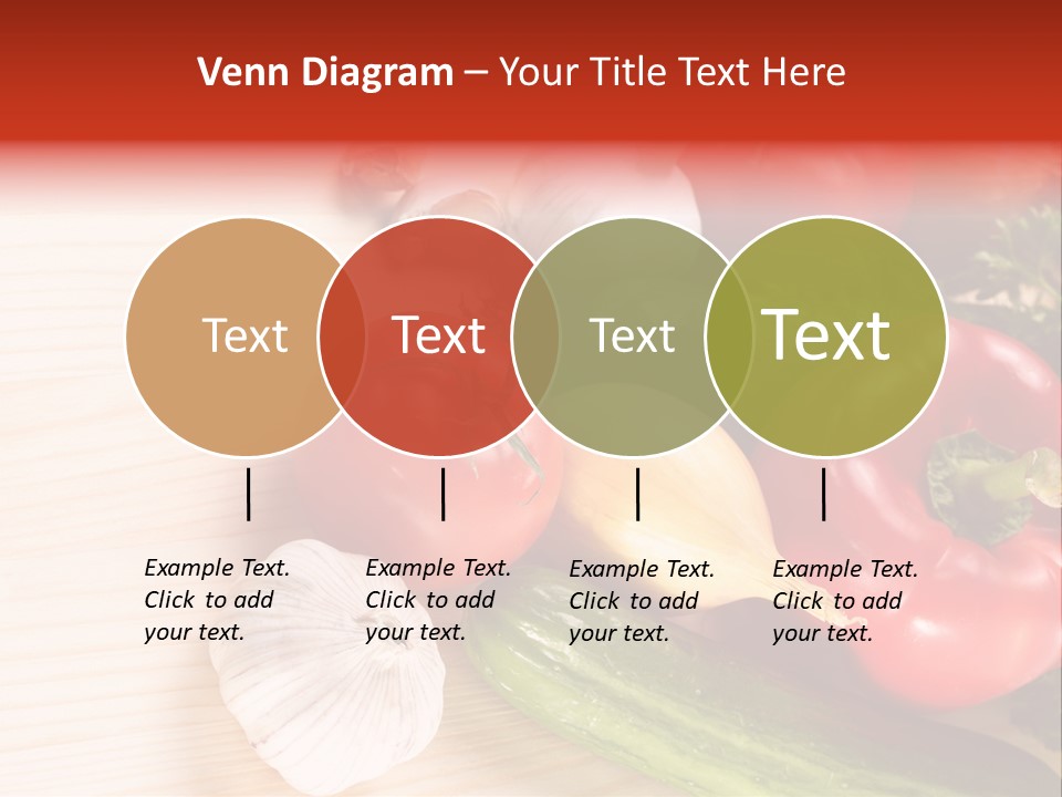 Vitamin Red Lettuce PowerPoint Template