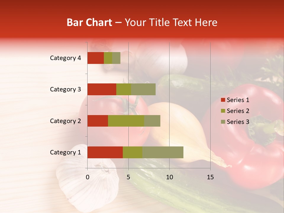 Vitamin Red Lettuce PowerPoint Template