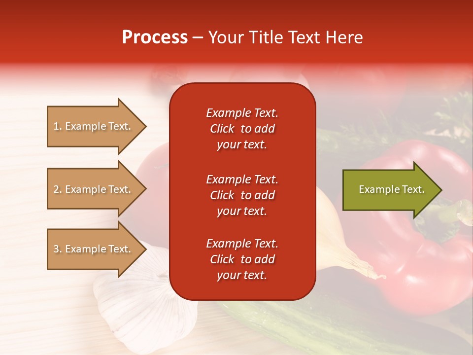 Vitamin Red Lettuce PowerPoint Template