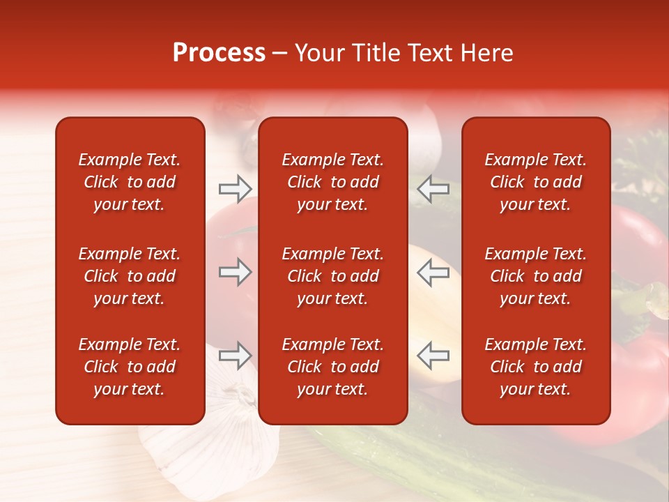 Vitamin Red Lettuce PowerPoint Template