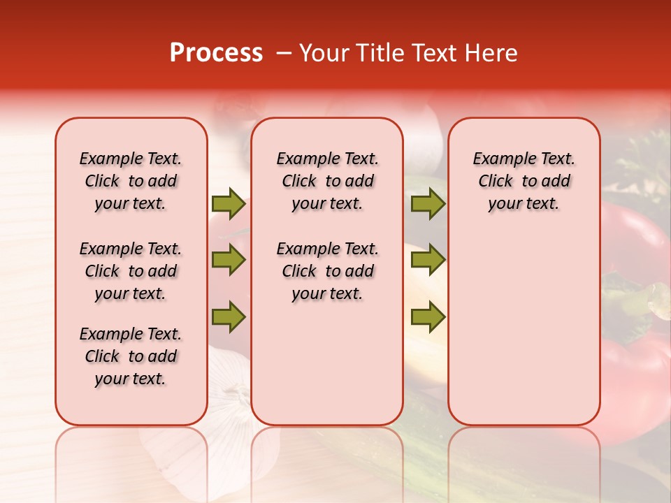 Vitamin Red Lettuce PowerPoint Template
