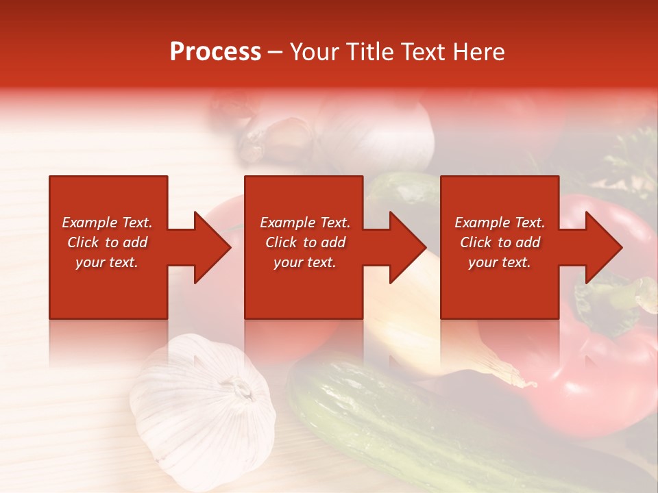 Vitamin Red Lettuce PowerPoint Template