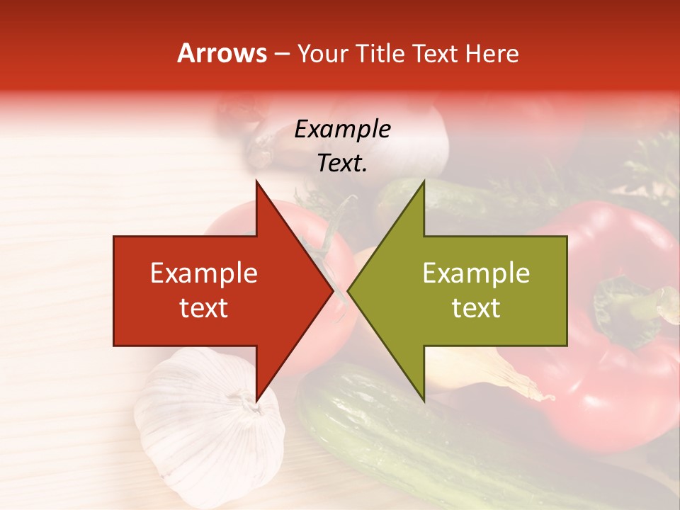 Vitamin Red Lettuce PowerPoint Template