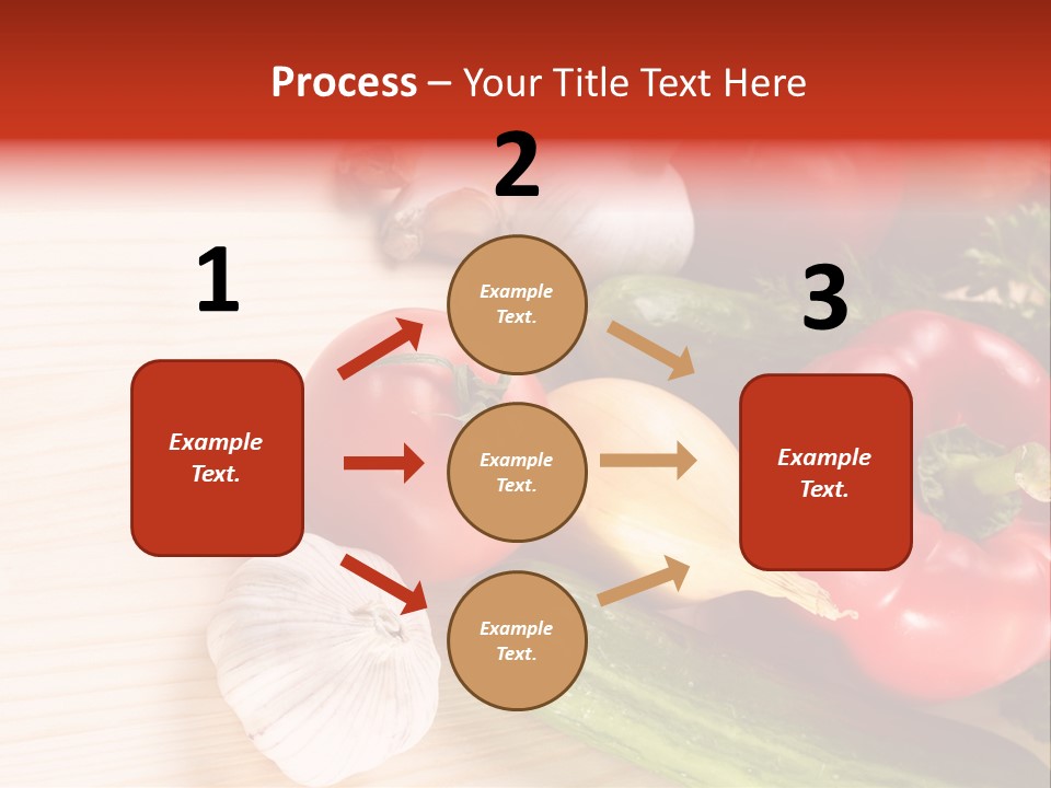 Vitamin Red Lettuce PowerPoint Template