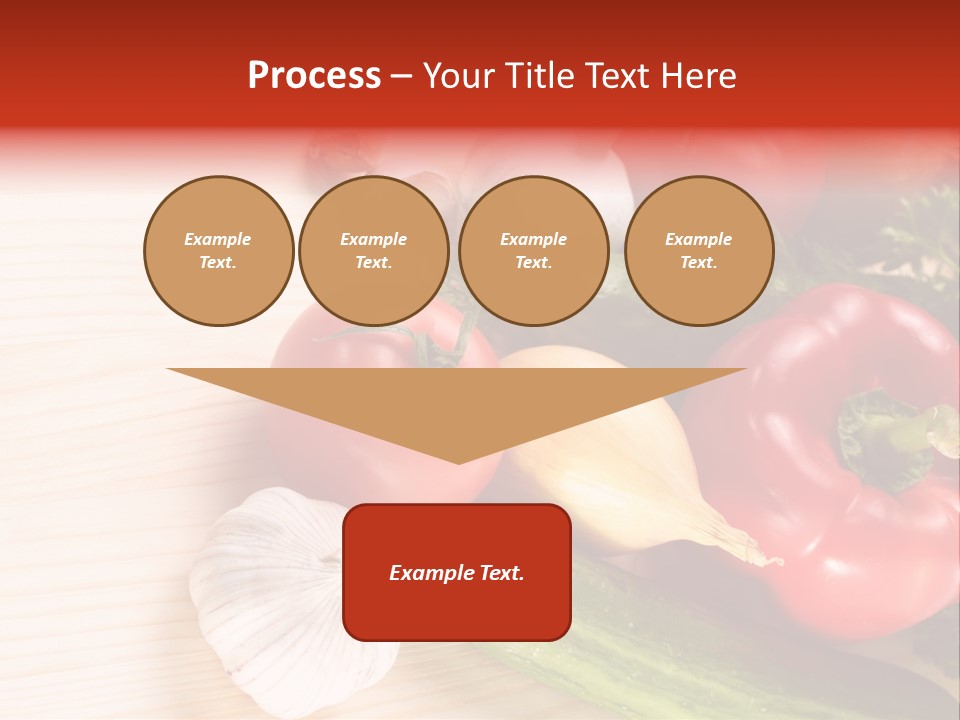 Vitamin Red Lettuce PowerPoint Template