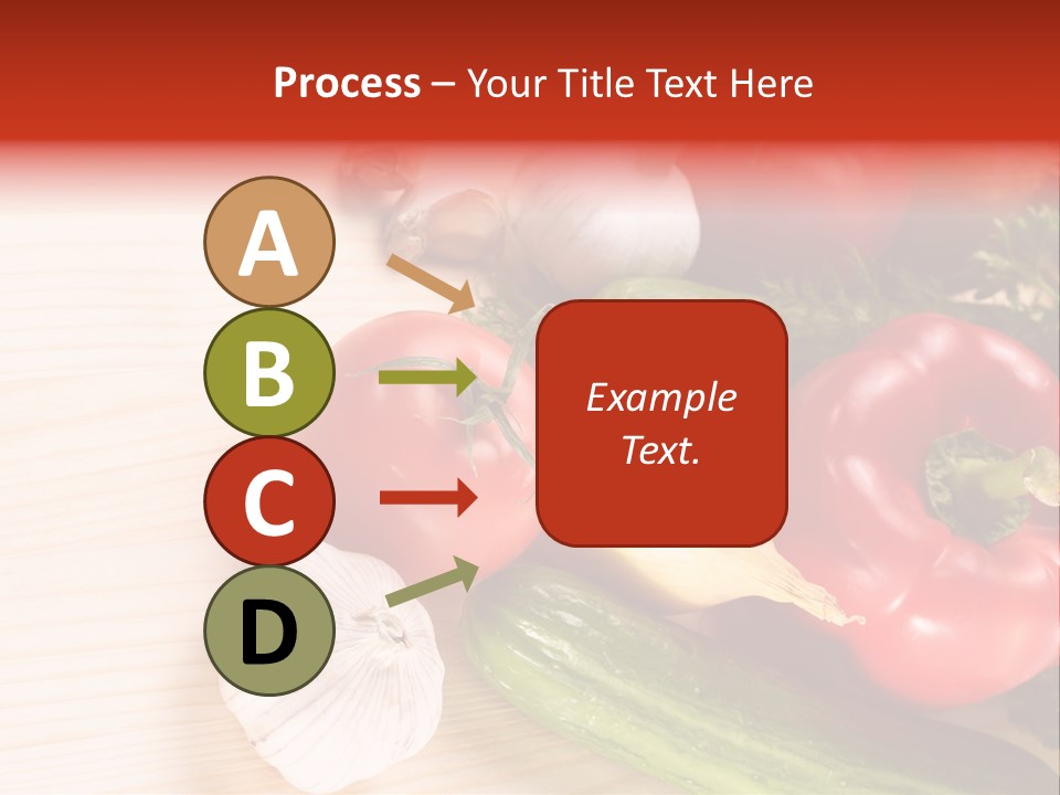 Vitamin Red Lettuce PowerPoint Template