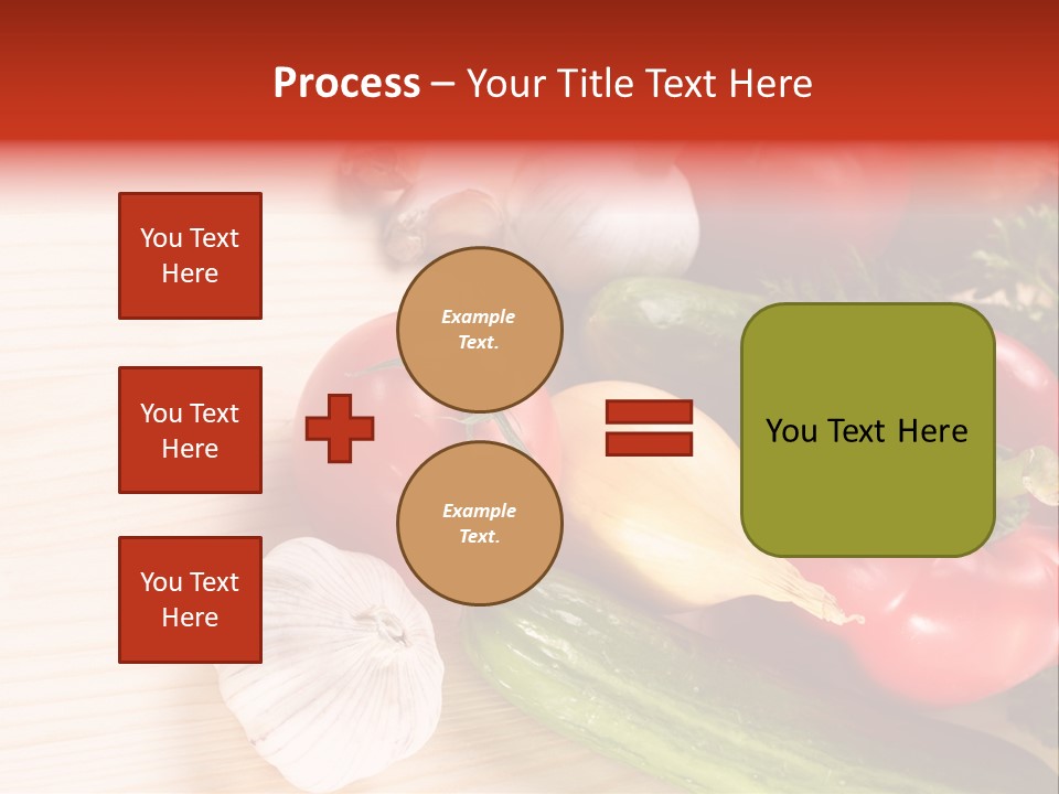 Vitamin Red Lettuce PowerPoint Template