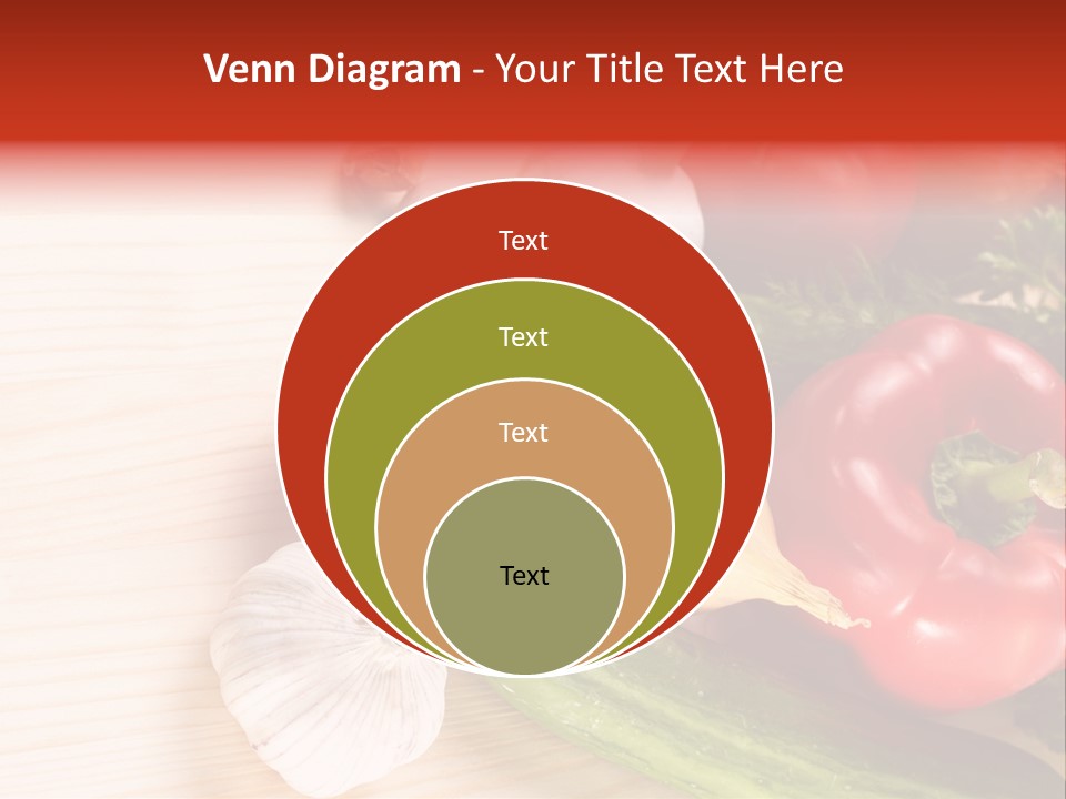 Vitamin Red Lettuce PowerPoint Template