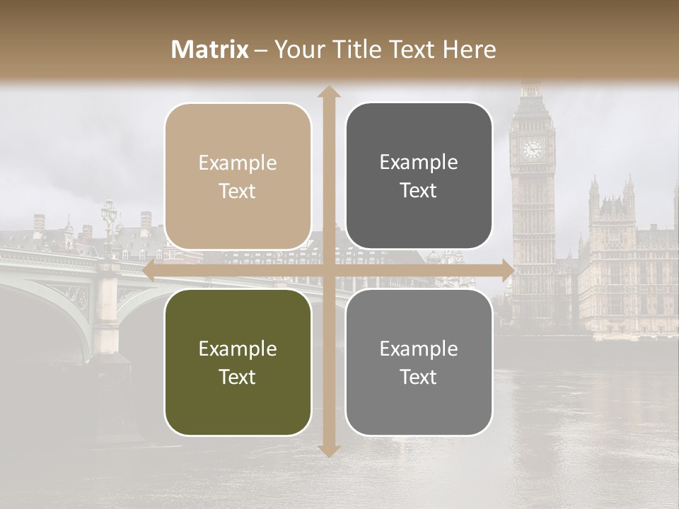 England Churchill River PowerPoint Template