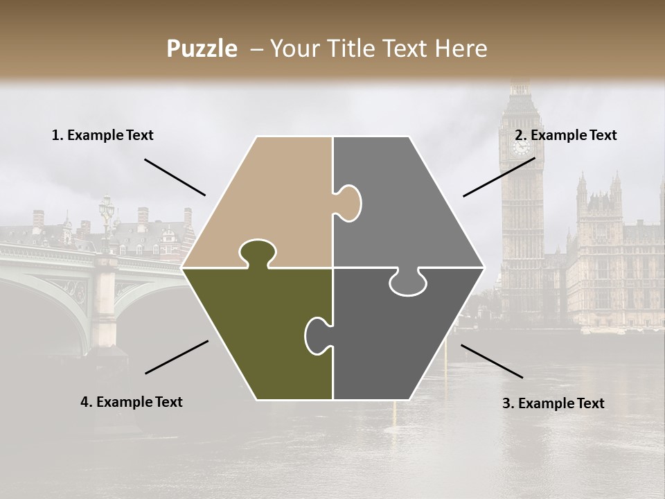 England Churchill River PowerPoint Template