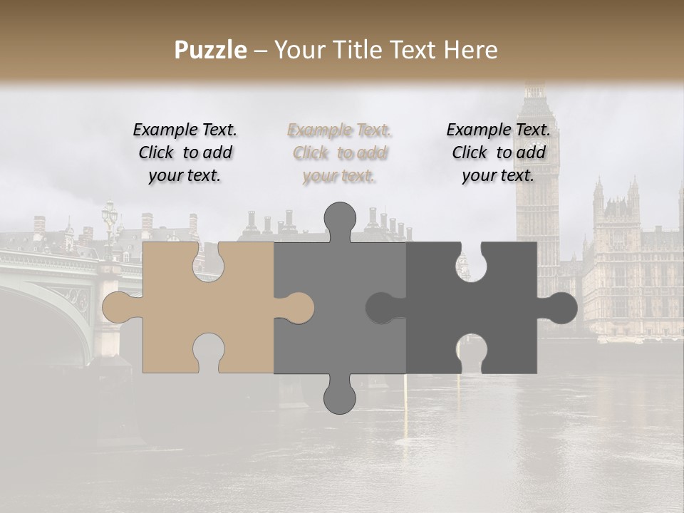 England Churchill River PowerPoint Template