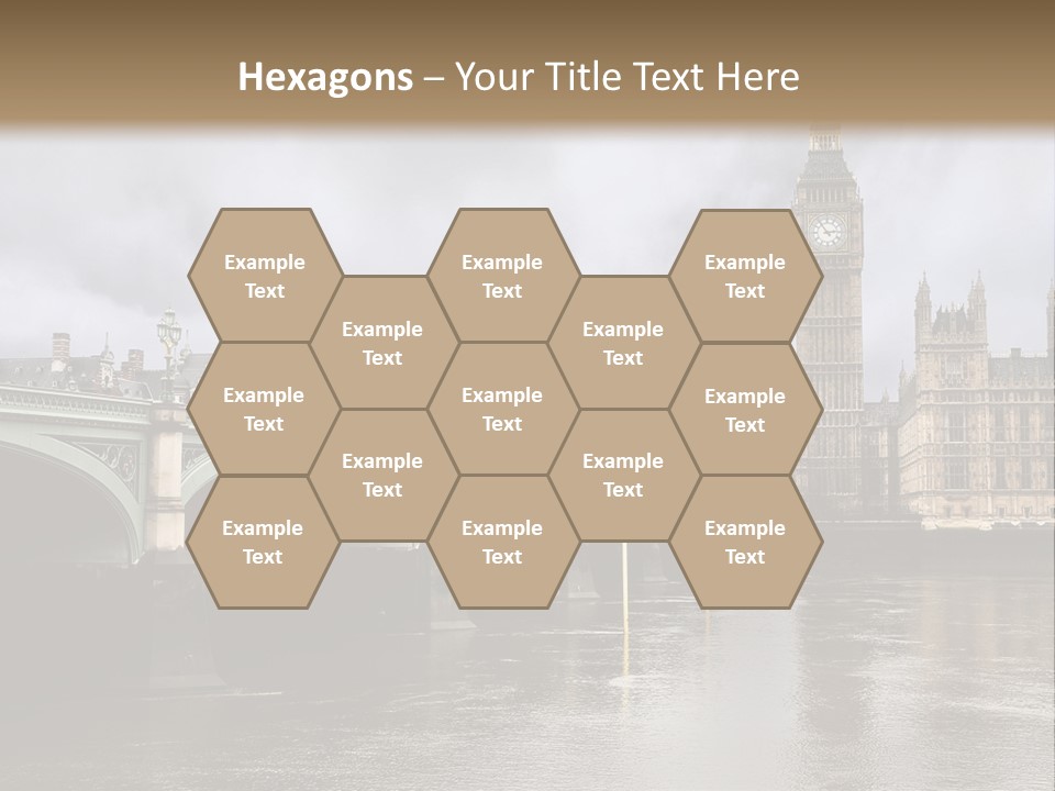 England Churchill River PowerPoint Template