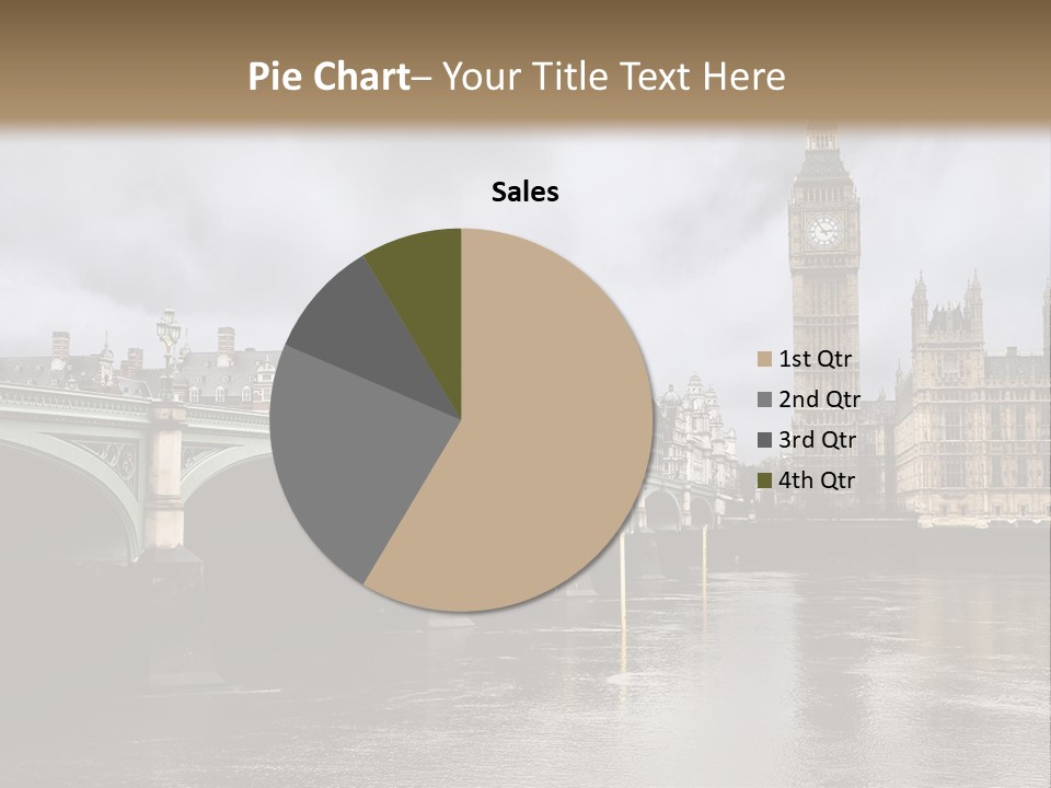 England Churchill River PowerPoint Template