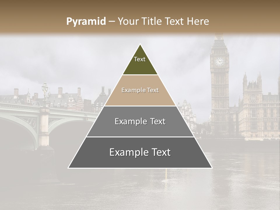 England Churchill River PowerPoint Template