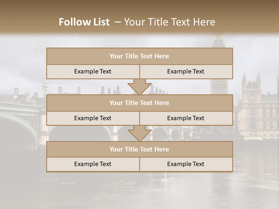 England Churchill River PowerPoint Template