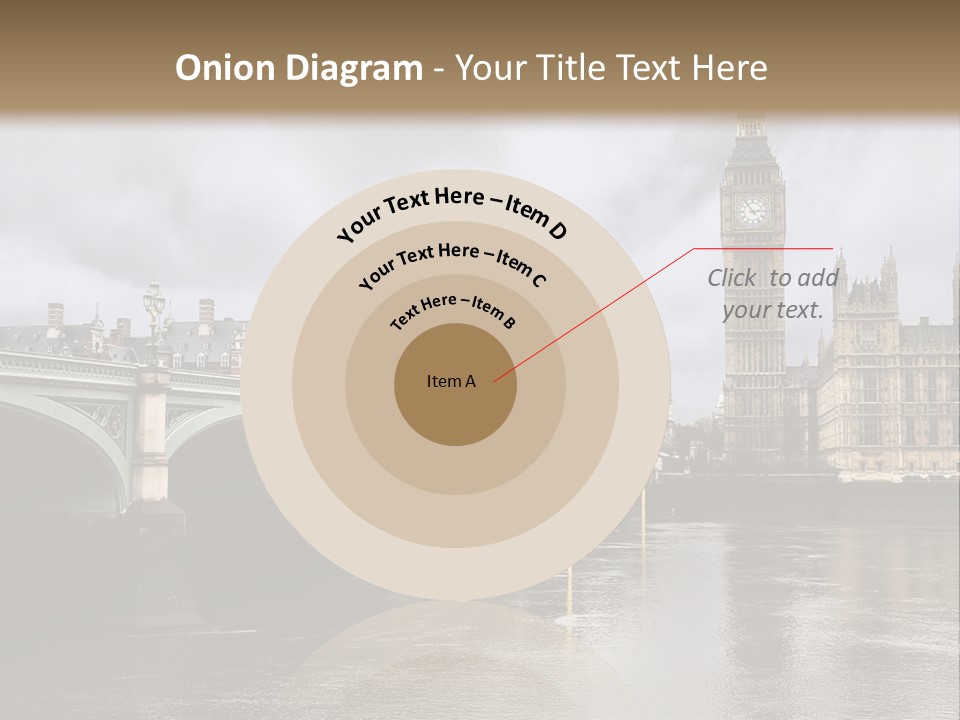 England Churchill River PowerPoint Template