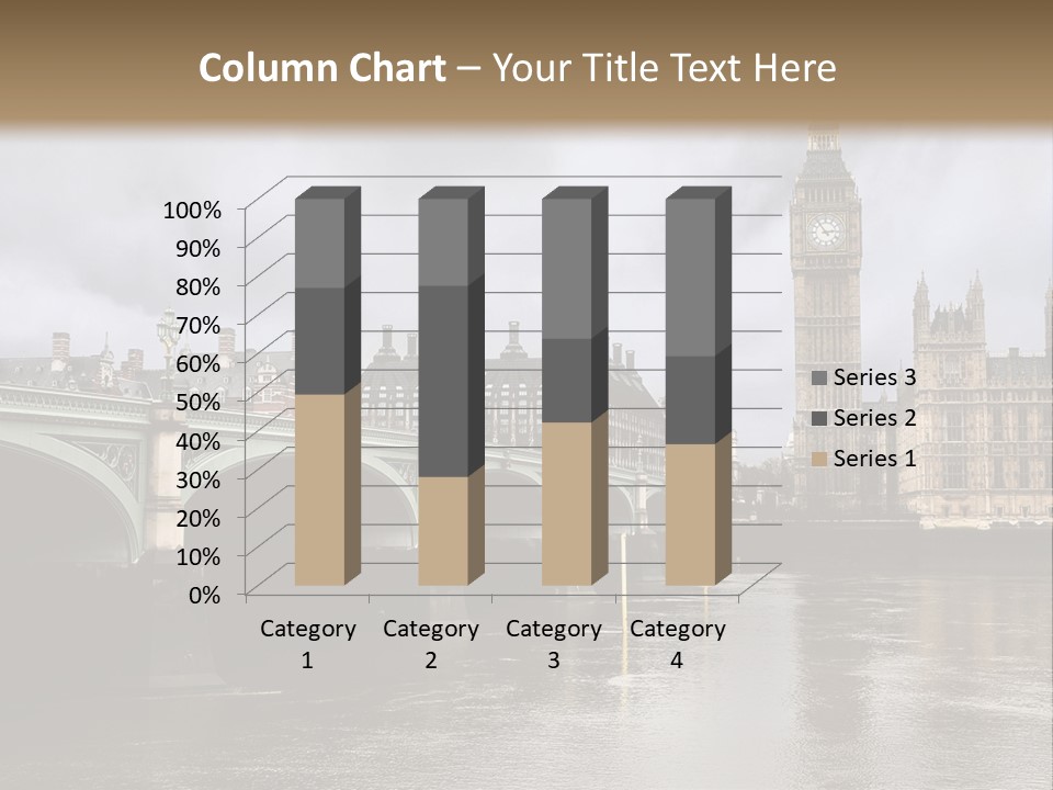 England Churchill River PowerPoint Template
