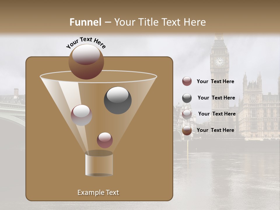 England Churchill River PowerPoint Template