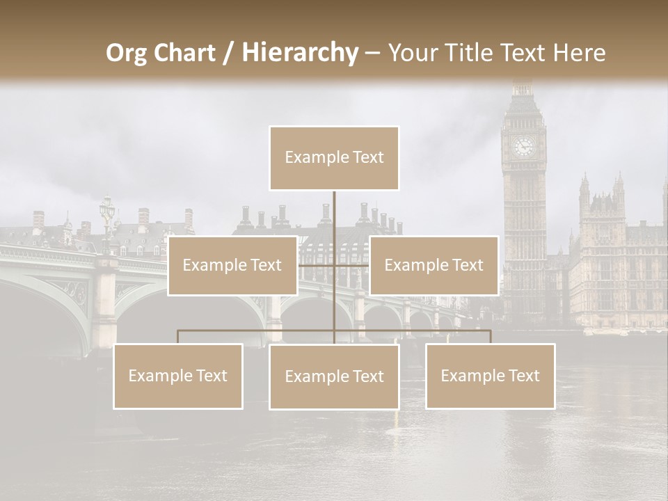England Churchill River PowerPoint Template
