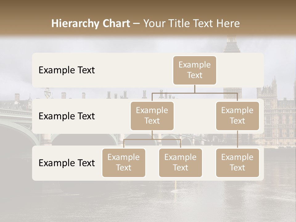 England Churchill River PowerPoint Template
