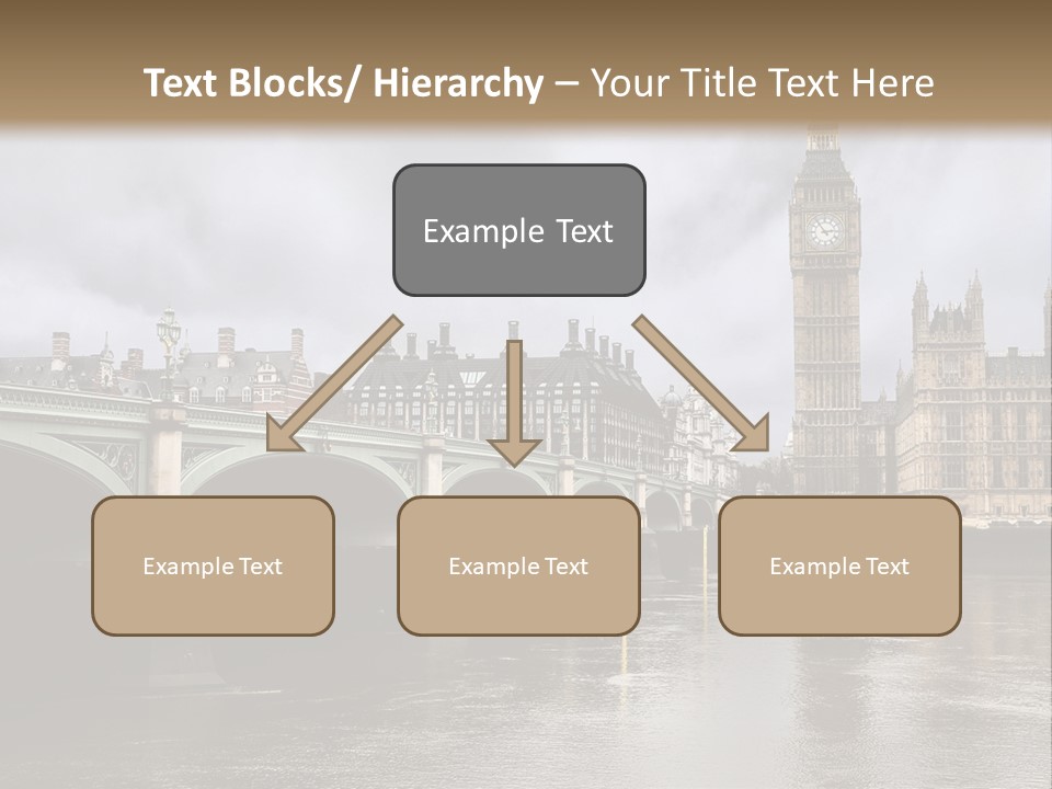 England Churchill River PowerPoint Template