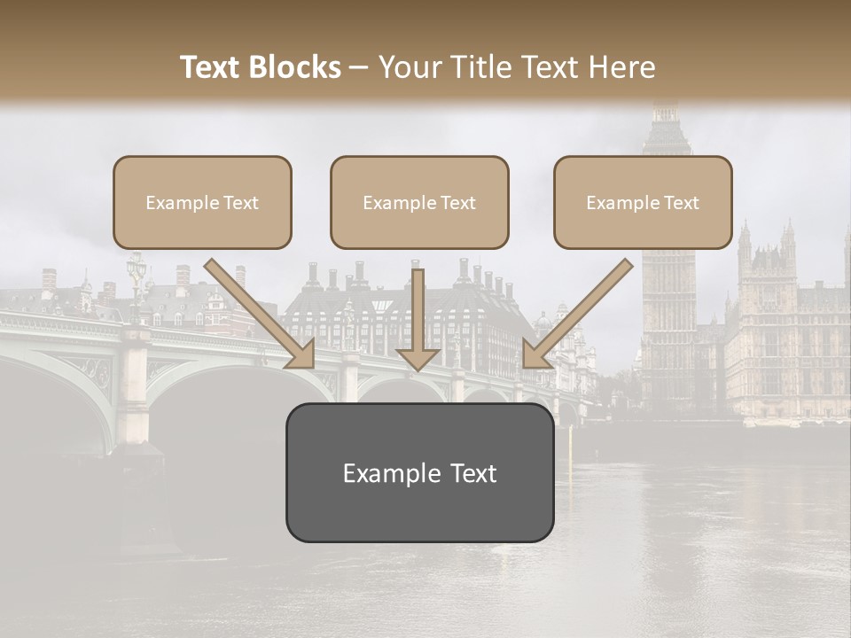 England Churchill River PowerPoint Template