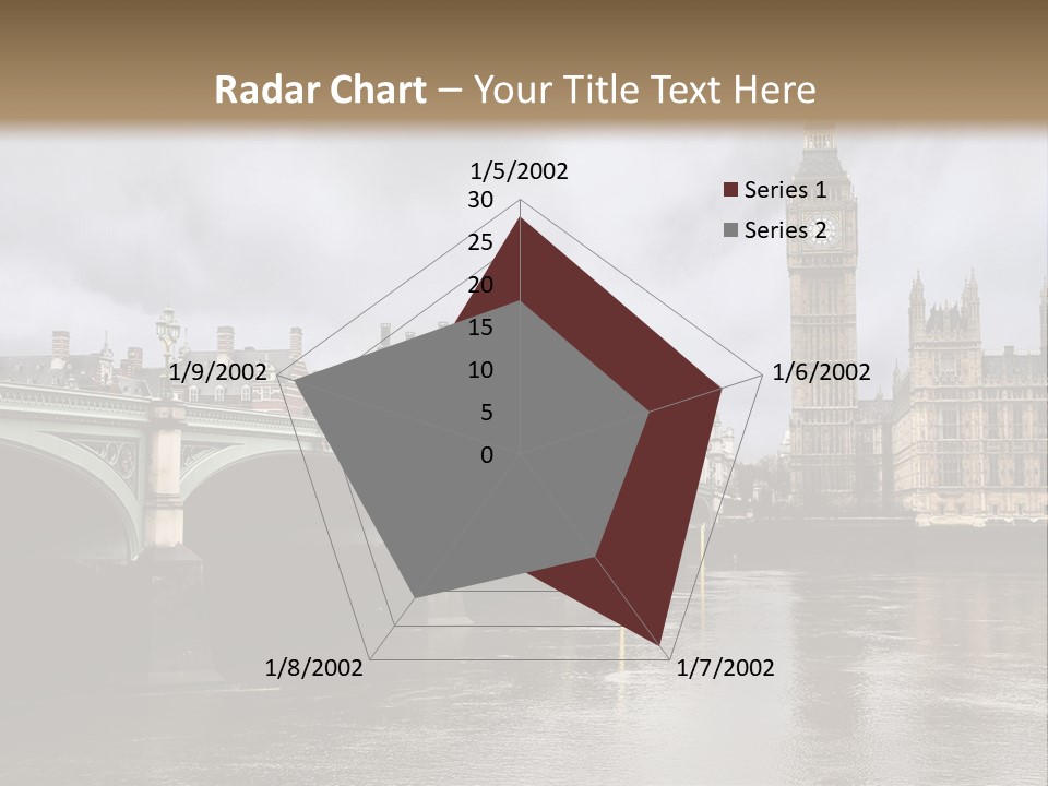England Churchill River PowerPoint Template