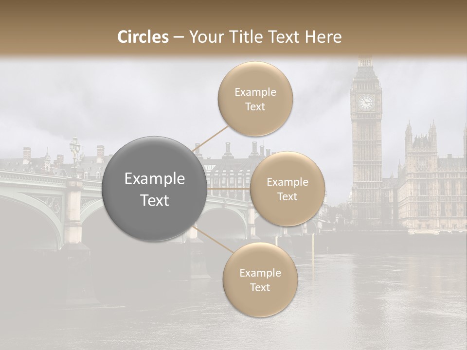 England Churchill River PowerPoint Template
