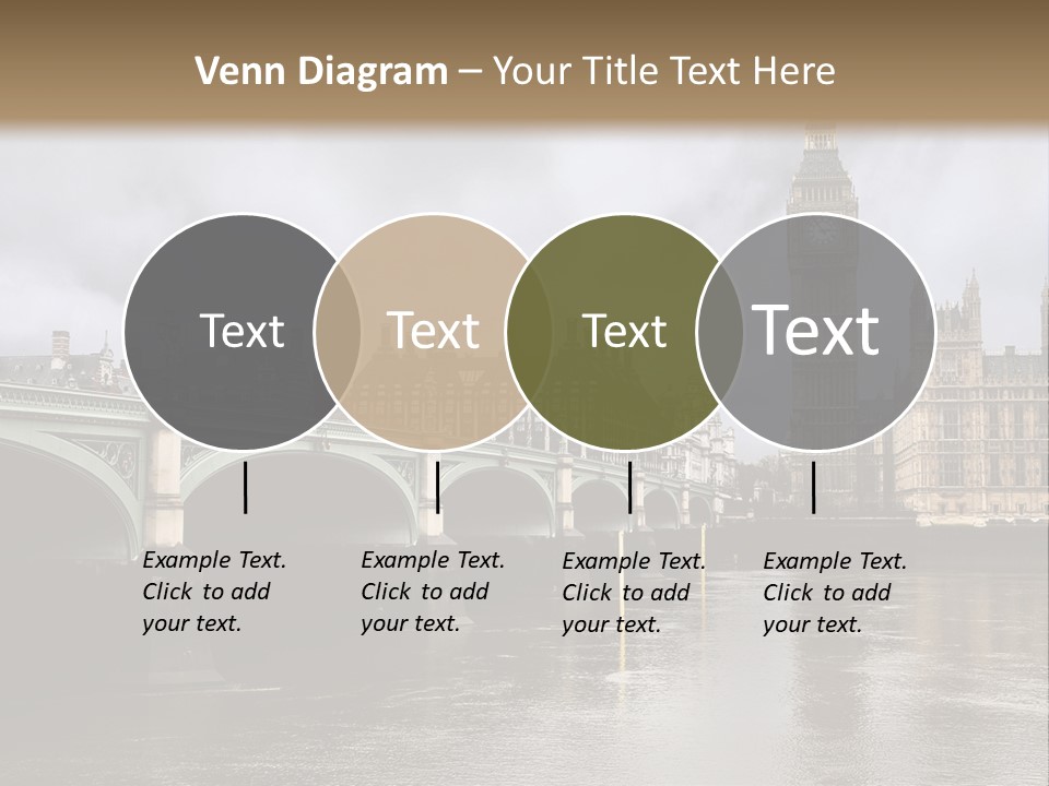 England Churchill River PowerPoint Template