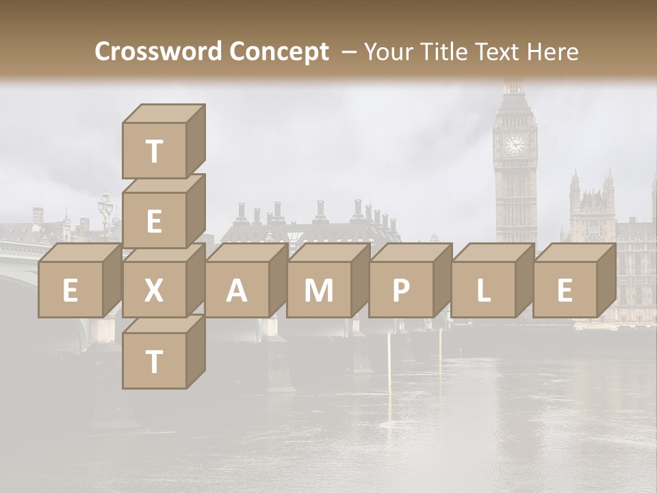 England Churchill River PowerPoint Template