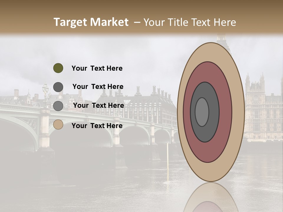 England Churchill River PowerPoint Template