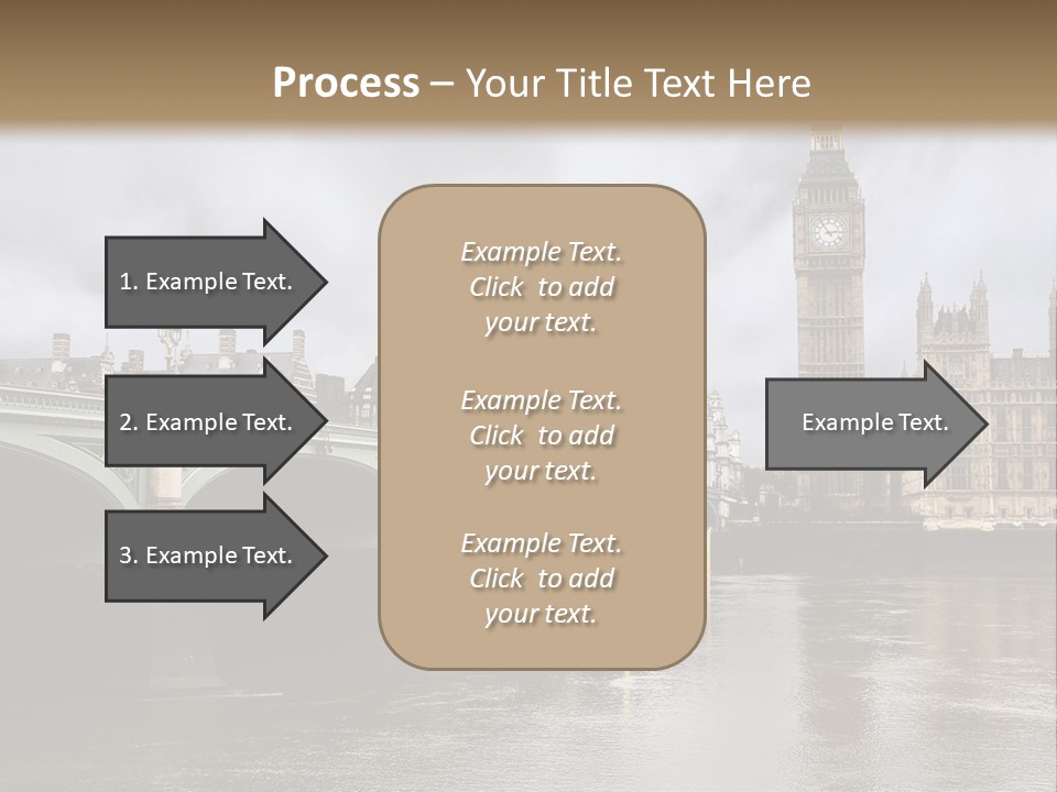 England Churchill River PowerPoint Template