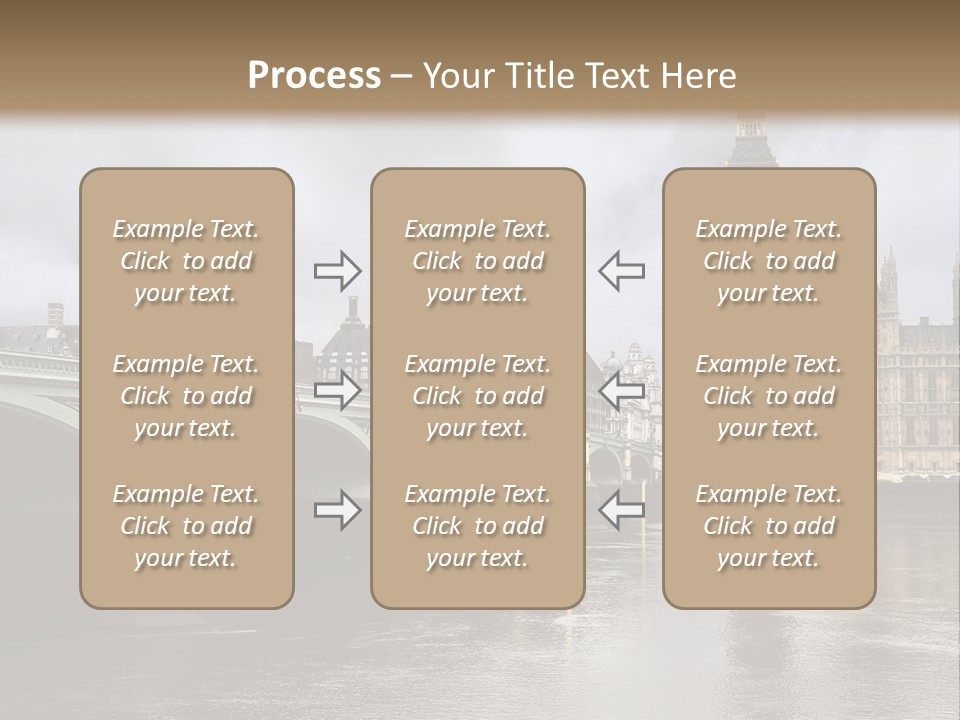England Churchill River PowerPoint Template