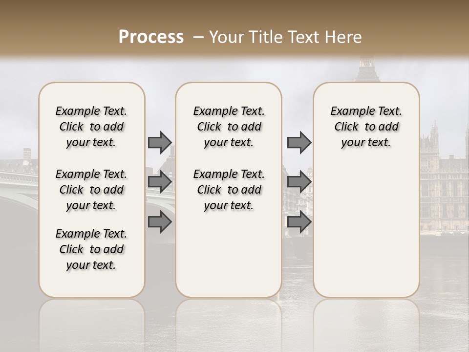 England Churchill River PowerPoint Template