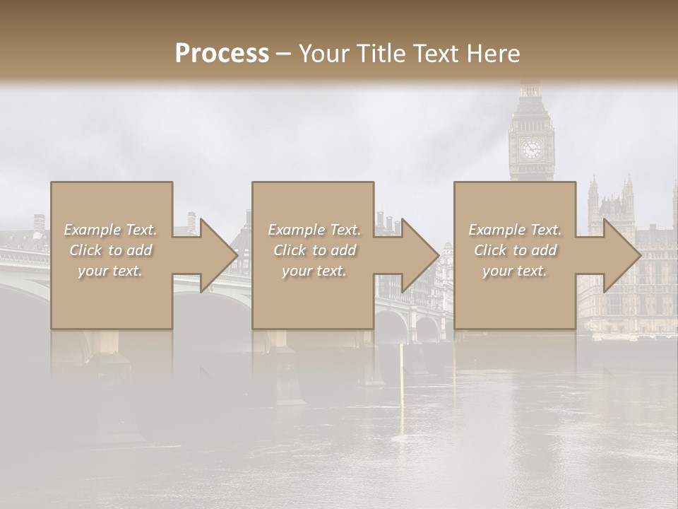 England Churchill River PowerPoint Template