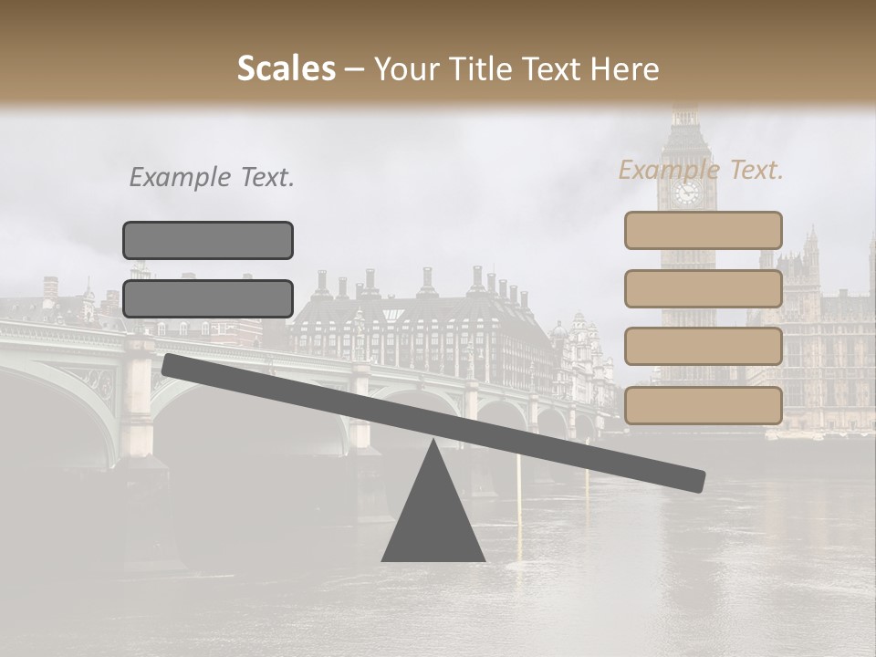 England Churchill River PowerPoint Template